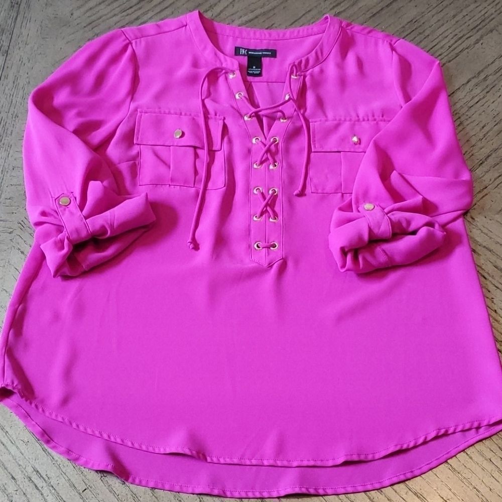INC size small pink blouse NWOT
